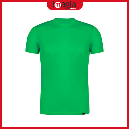 T-shirt de couleur verte